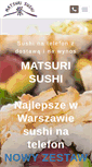 Mobile Screenshot of matsurisushi.pl